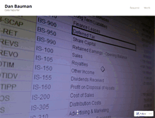 Tablet Screenshot of dan-bauman.com